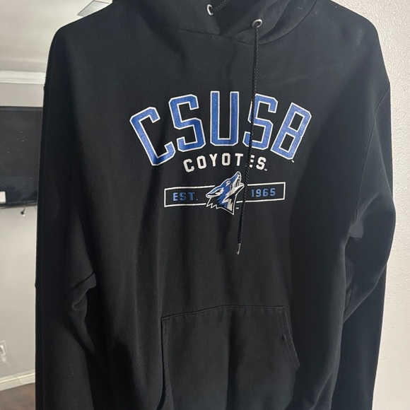 Champion Black CSUSB Coyotes Hoodie - Picture 1 of 2